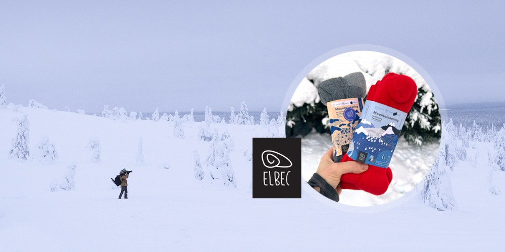 Nell’artico con le calze termiche in lana merinos di ELBEC.