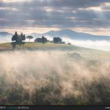 Alba in Val d'Orcia