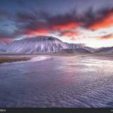 Alba invernale a Castelluccio