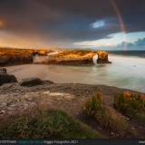 Arcobaleno all'alba