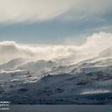 Black mountains near jokulsarlon lagoon in Iceland.