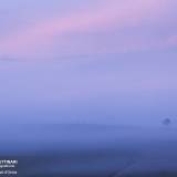 I colori della val d'orcia all'alba, Toscana.