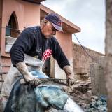 Marocco, concerie di Marrakech.