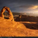 Delicate Arch: tramonto fortunato