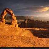 Delicate Arch: tramonto fortunato