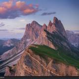 Enrosadira al Seceda