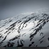 Fotografia in bianco e nero della penisola di Snaefellsnes.