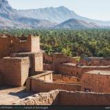 Kasbah di Tamnougalt, Marocco.