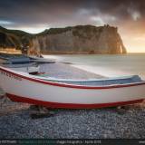 La barca ed Etretat