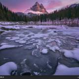 Lago Antorno invernale