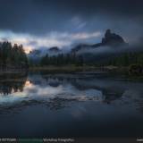 Lago Federa oscuro