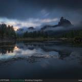 Lago Federa oscuro