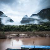 Laos - Paesaggio lungo il fiume Nam Ou.