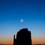 Luna alla Monument Valley