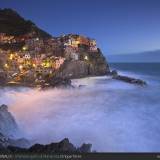 Manarola all'ora blu - Cinque terre.