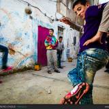 Reportage di giochi a Fes, Marocco