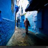 Street photography at Chefchaouen.