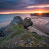 Three Cliffs Bay, Gallessì