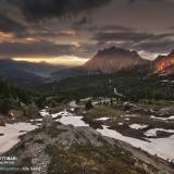 Tramonto al Passo Valparola