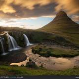 Tramonto infuocato a Kirkjufell