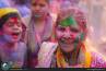 Ritratto holi festival.