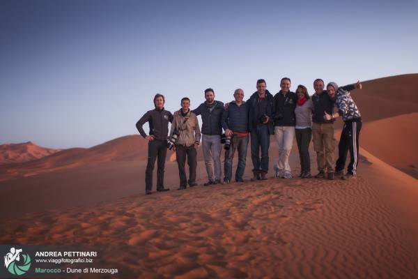 Foto di gruppo viaggio fotografico in marocco