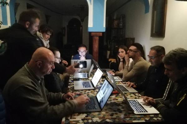 Sessione di editing fotorafico di reportage in marocco