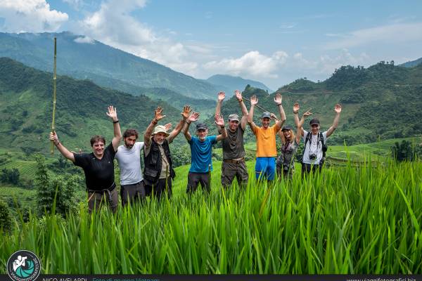 Foto di gruppo viaggio fotografico in Vietnam