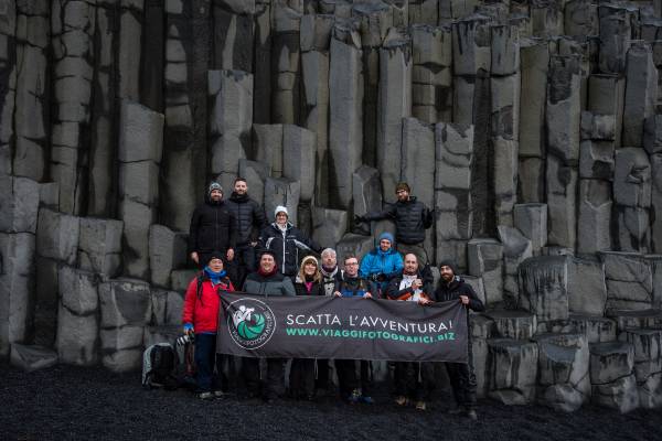 Foto di gruppo viaggio islanda