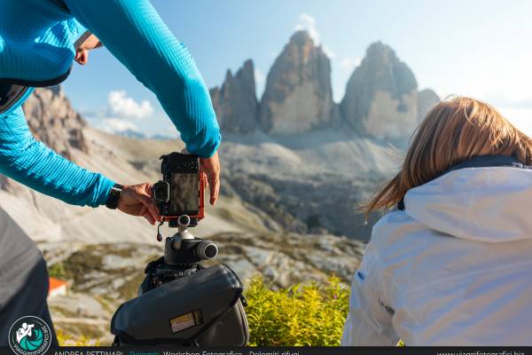 Inquadrando le Tre Cime