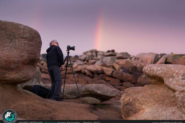 Alba con arcobaleno