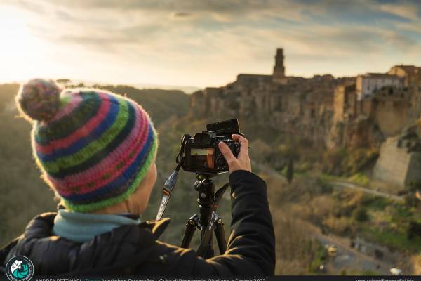 Tramonto a Pitigliano