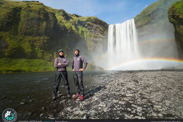 I docenti e Skogafoss