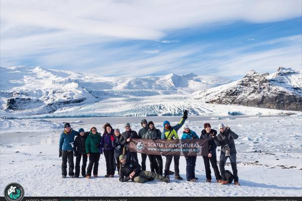 Foto di gruppo viaggio islanda 2025