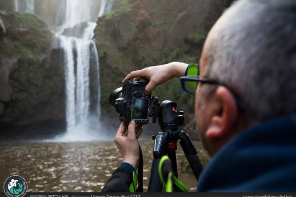 Backstage delle cascate di ouzoud