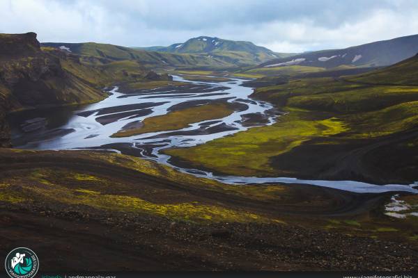 Strada per Landmannalaugar