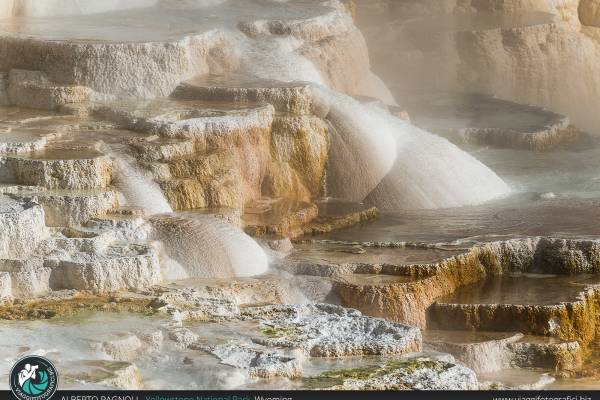 Le cascate pietrificate di Yellowstone