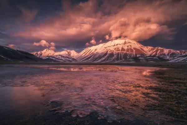 Castelluccio di Norcia in inverno