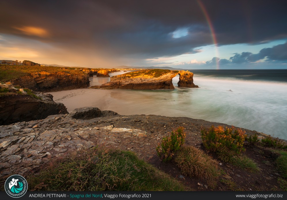 Arcobaleno all'alba