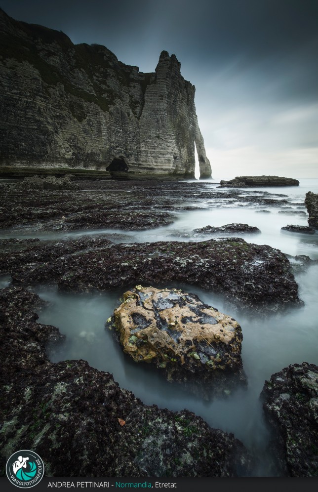 Bassa marea a Etretat