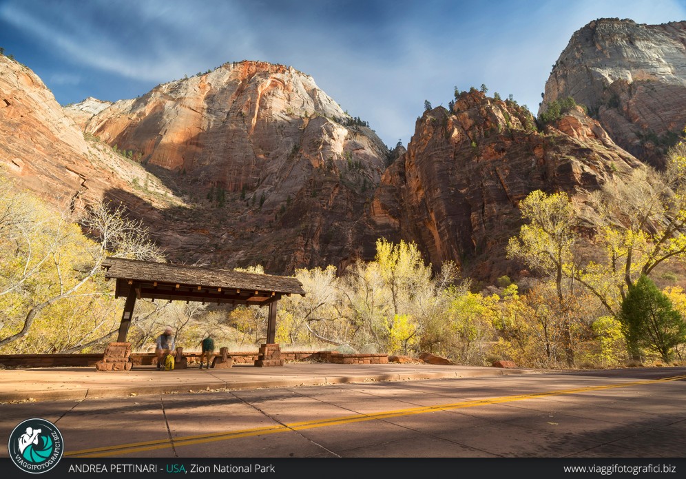 Bus stop allo Zion