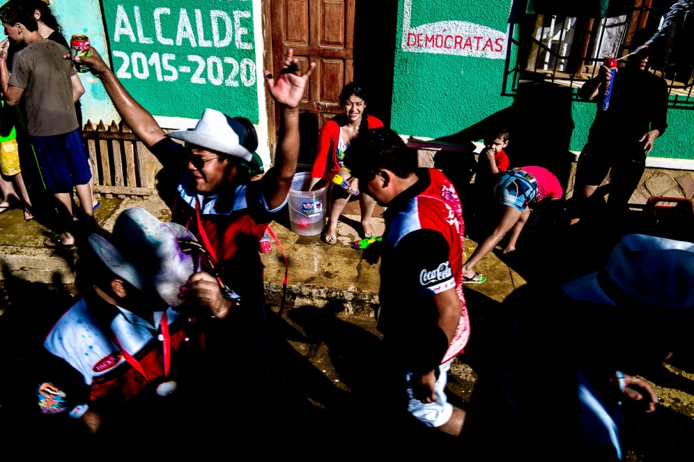 Comarapa, Bolivia durante il carnevale nel villaggio