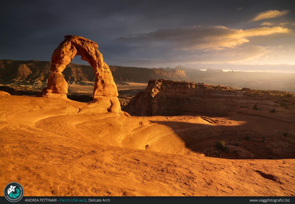 Delicate Arch: tramonto fortunato