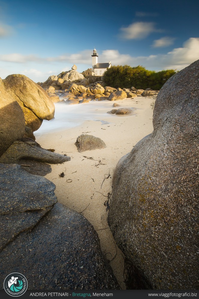 Faro di Pontusval alla mattina