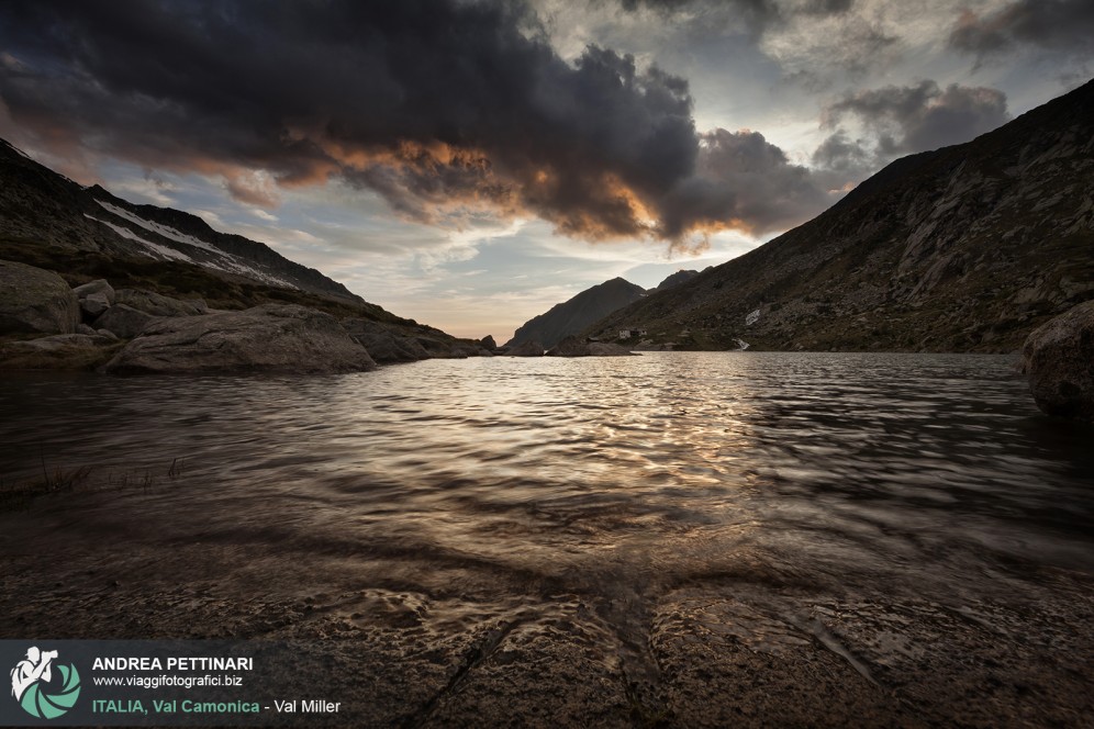 Lago Miller al Tramonto