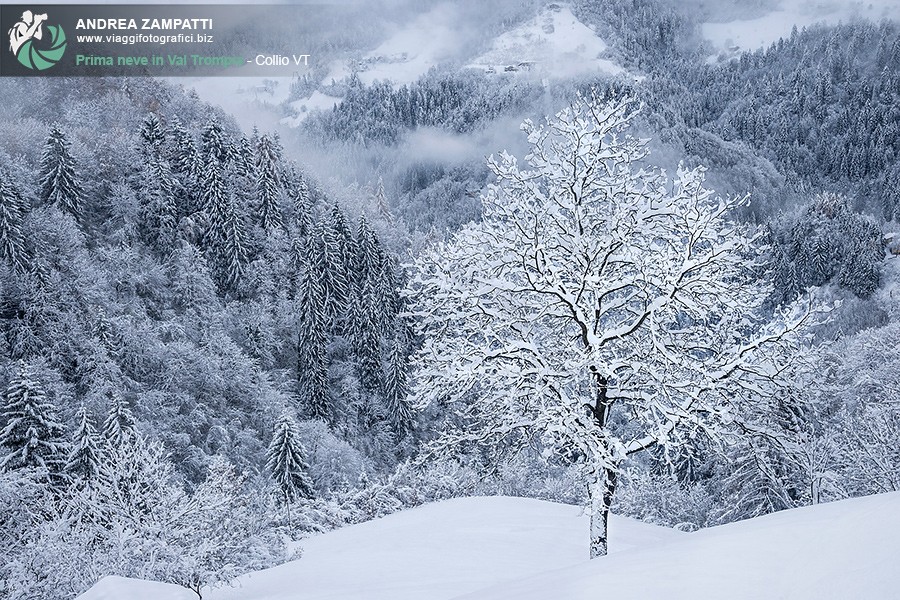 Prima neve in Val Trompia