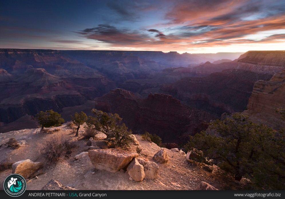 Grand Canyon: spazi immensi da fotografare.