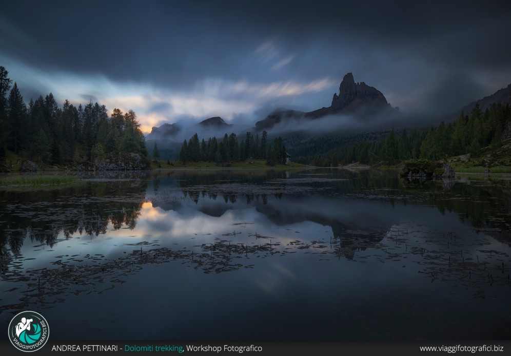 Lago Federa oscuro