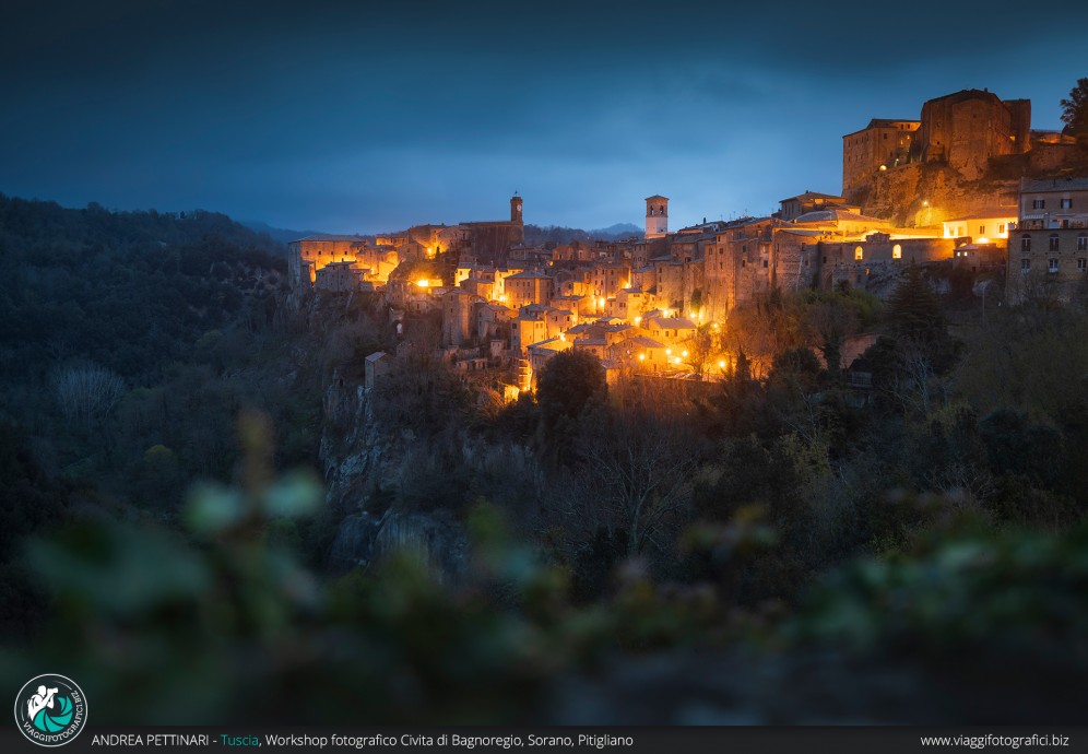 Ora blu a Sorano