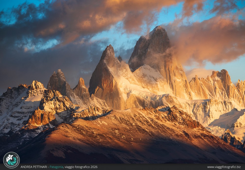 Prime luci sul Fitz Roy